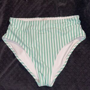 Old Navy pinstripe swim bottoms